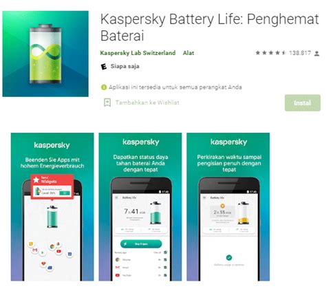 Beberapa Aplikasi APK Hemat Baterai Android